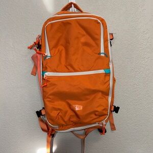 BAGSMART 29L Faro Carry-on Travel Backpack w/Crossbody Bag (Rust)